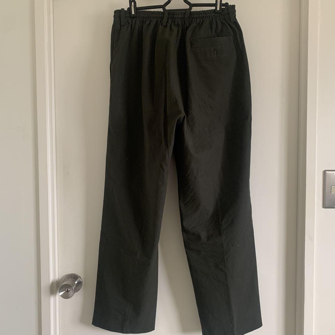 markaware オーガニックコットン ギャバジン イージー パンツ　GRY
