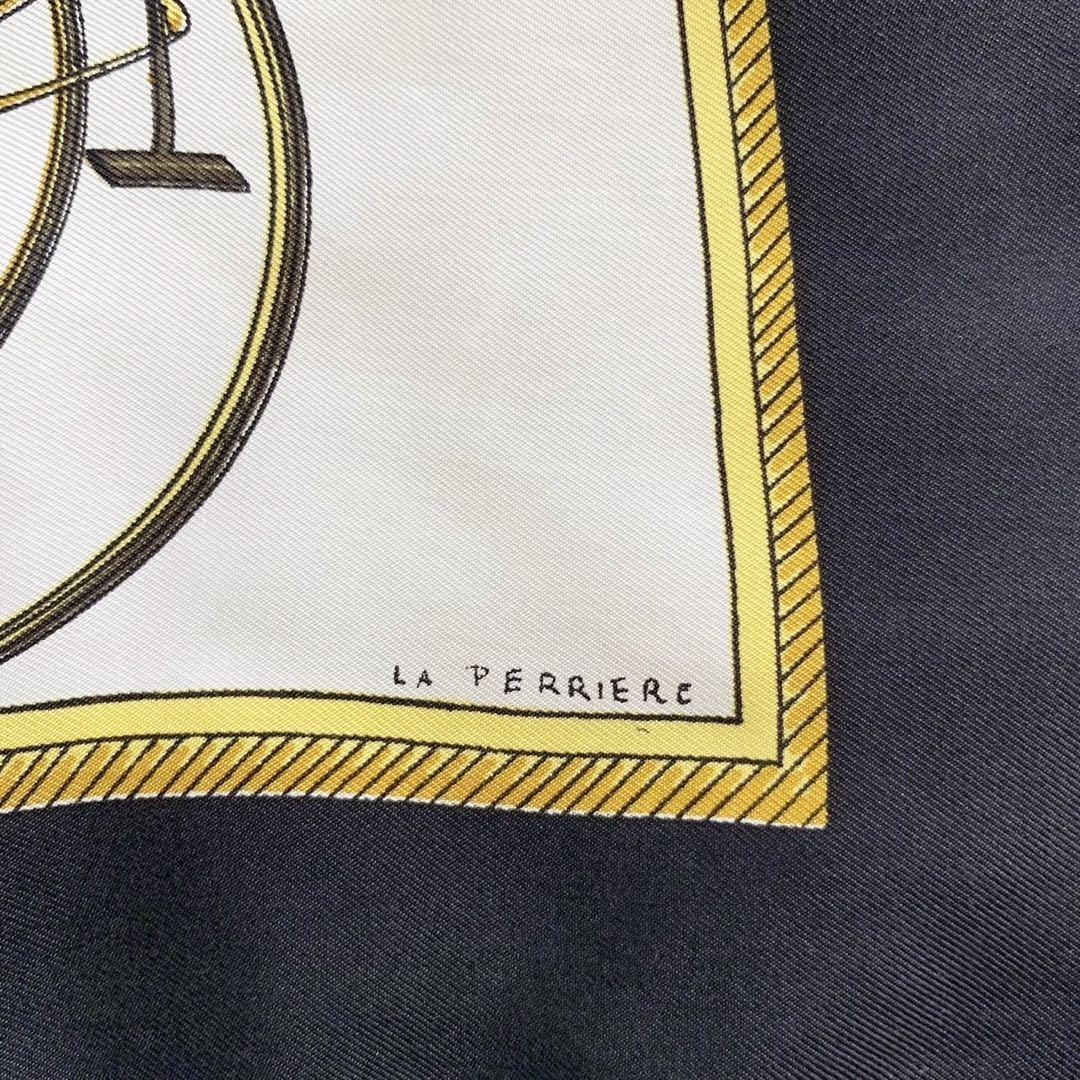 HERMES　エルメス　カレ90　LA PERRIERE　馬車　シルク100%