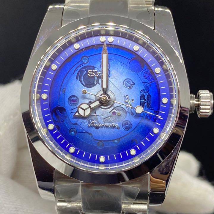SEIKO mod オマージュ NH35 カスタム EX スケルトン文字盤 - メルカリ SEIKO mod オマージュ NH35 カスタム EX スケルトン文字盤 - メルカリ