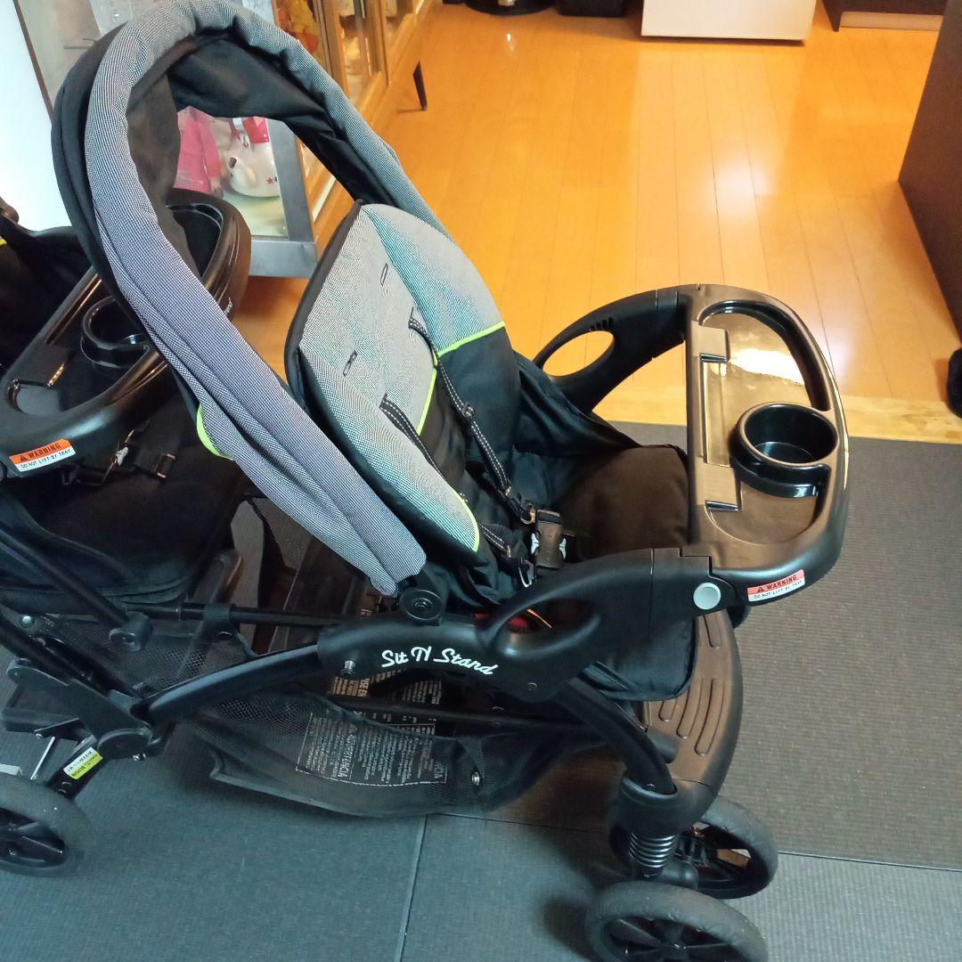 日本育児　2人乗りベビーカー　ベビートレンド　シットアンドスタンド　ダブル