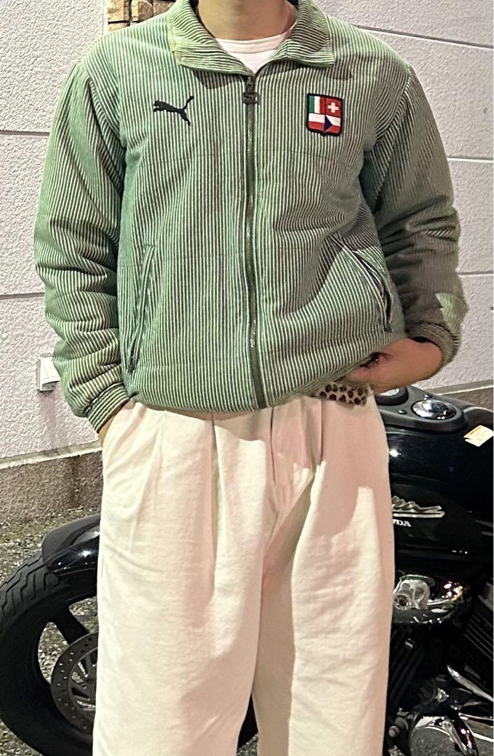 puma vintage スイングトップ　ストライプ