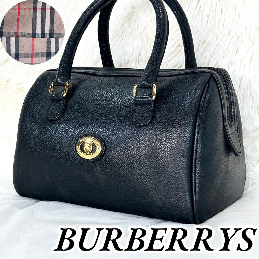 【レア】Burberrys　バーバリー ヴィンテージ ミニボストンバッグ1248