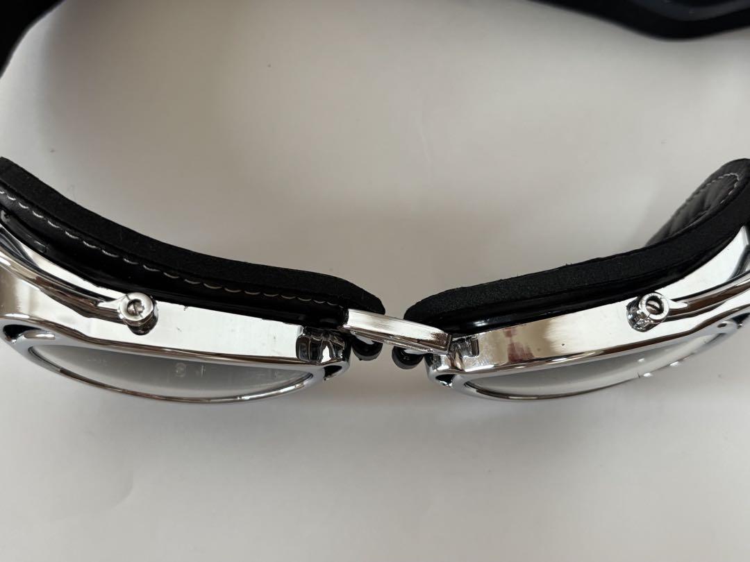 バイクウェア・装備 nannini HOT ROD SHINY CHROME/BLACK CLEAR