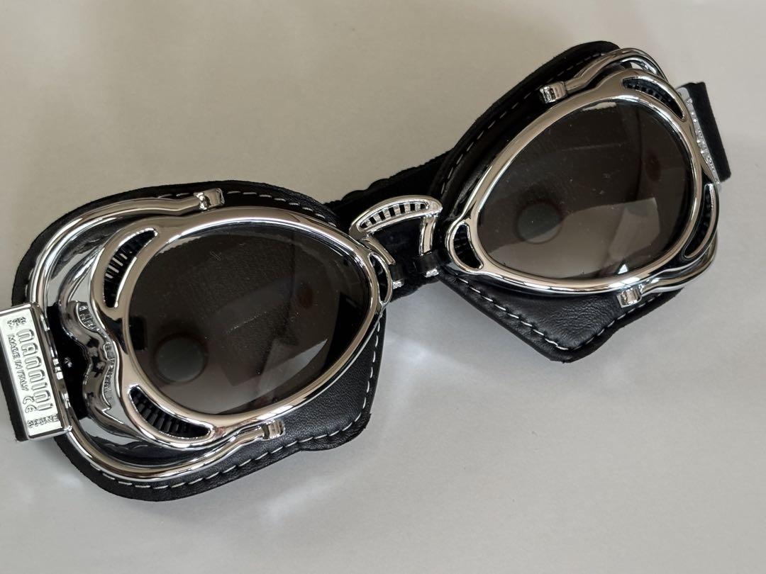バイクウェア・装備 nannini HOT ROD SHINY CHROME/BLACK CLEAR