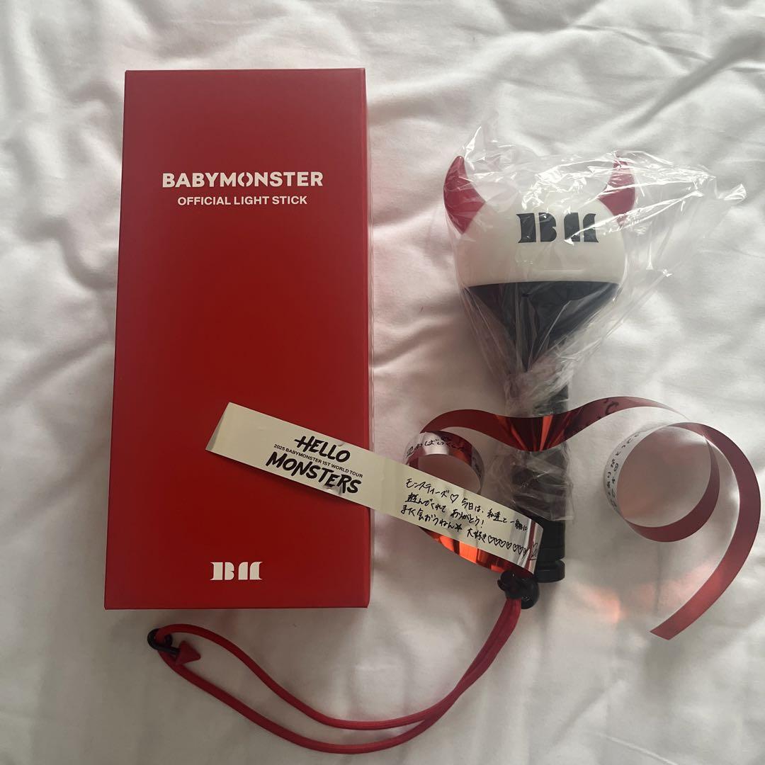 BABYMONSTER ベビモン 銀テ付き ペンライ ライトスティック