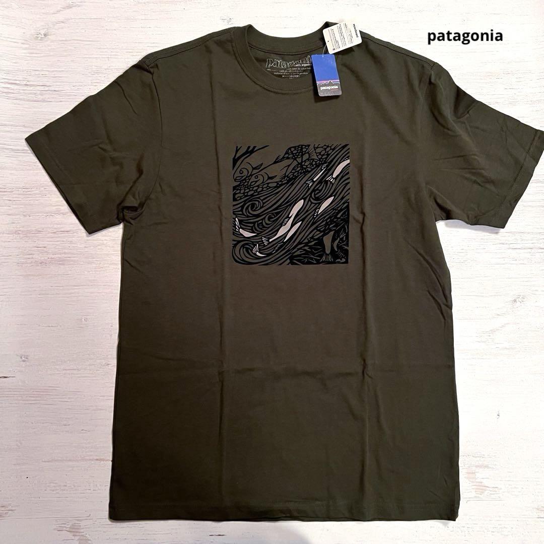 patagonia パタゴニア トラウトorganic ccotton Tee