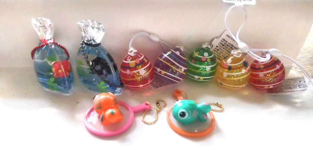 まとめ売り オイルチャーム 金魚 ヨーヨーキーホルダー 可愛い