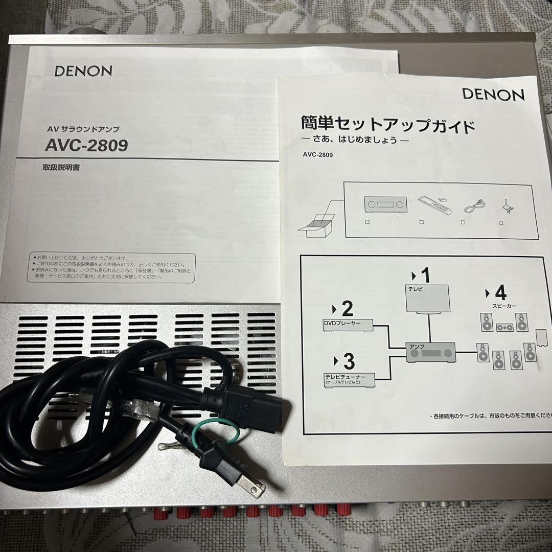 DENON デノン AVサラウンドアンプ AVC-2809