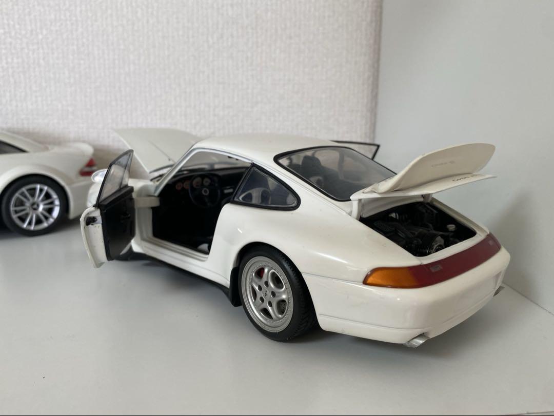 美品　1/18 ミニカー　当時物　ポルシェ　911ターボ　1994