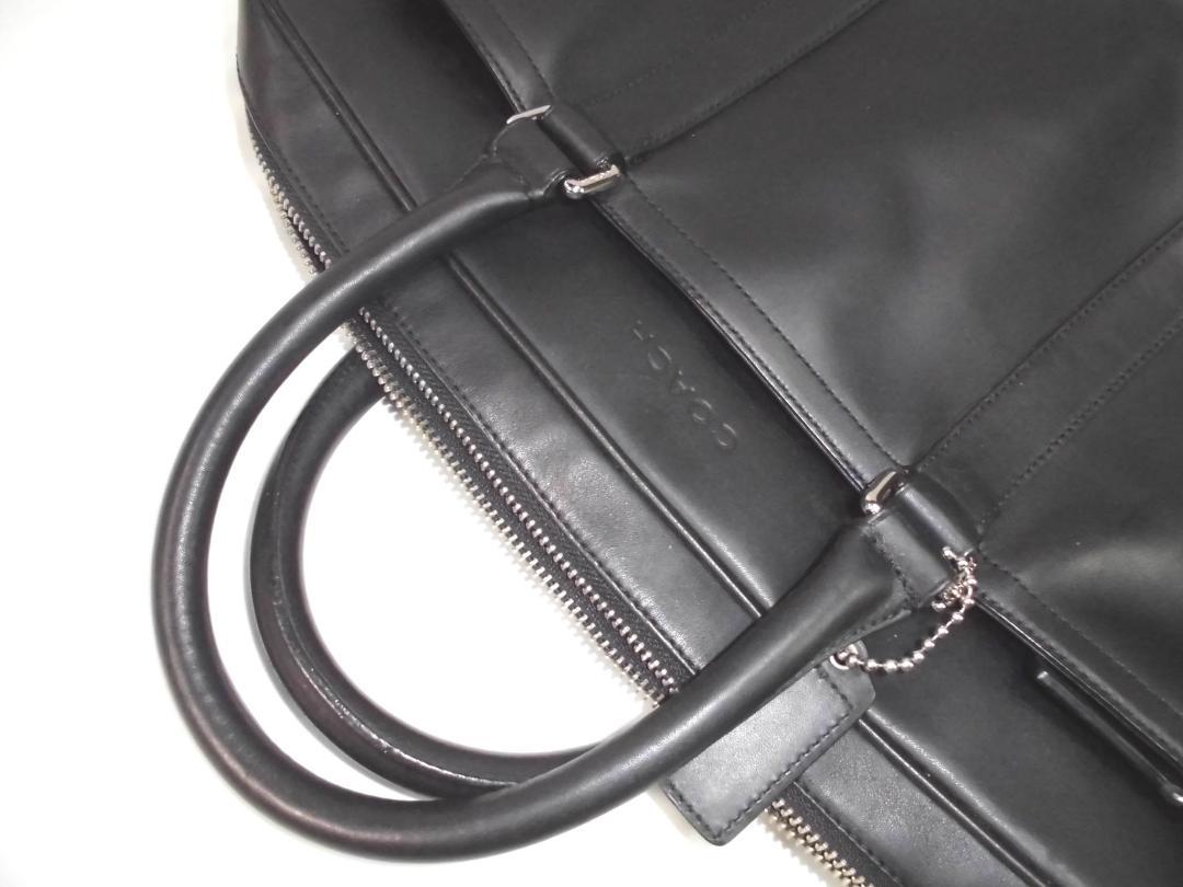 COACH コーチ　F71066 2way ビジネスバッグ 黒 ブラック