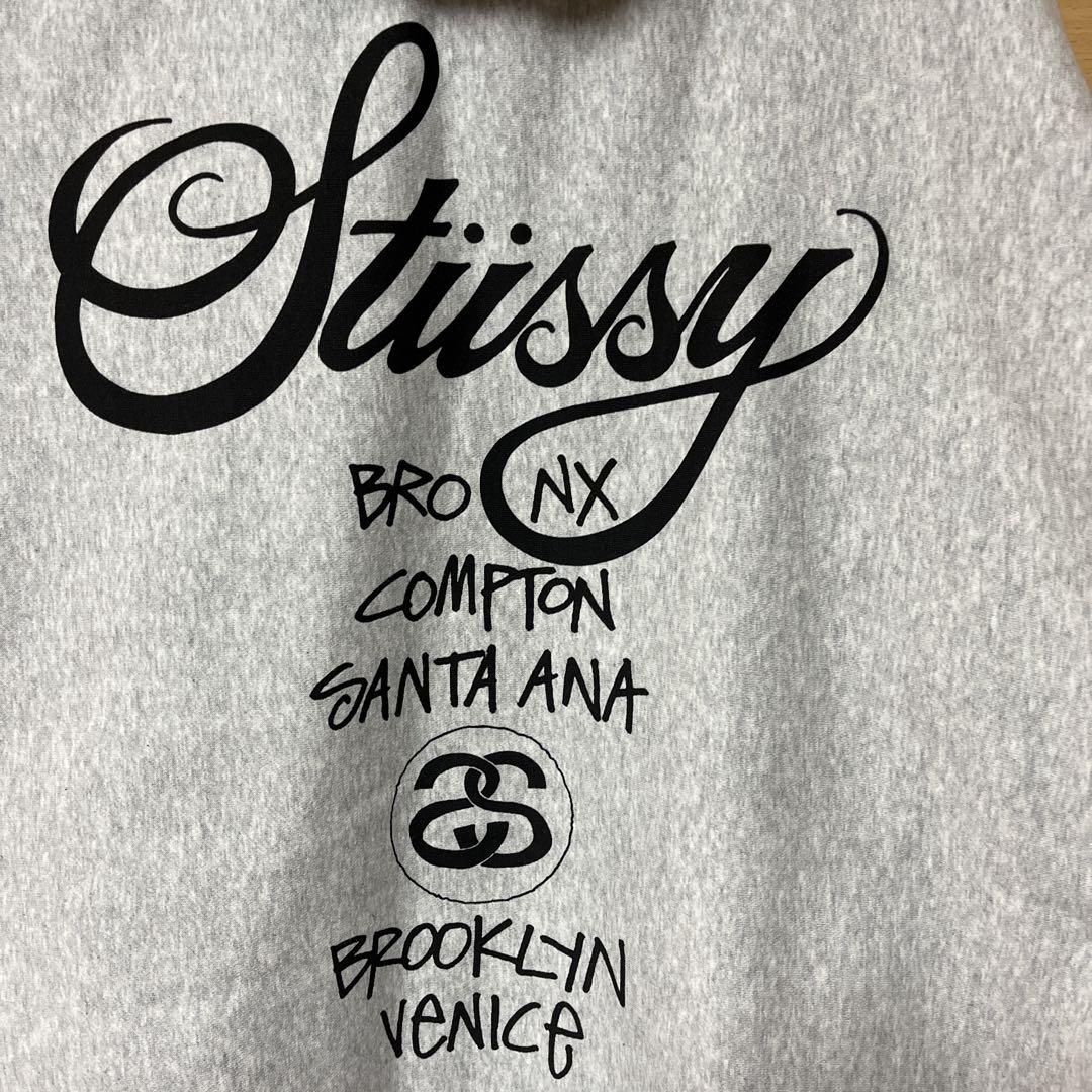 STUSSY ステューシー WORLD TOUR ZIP HOOD