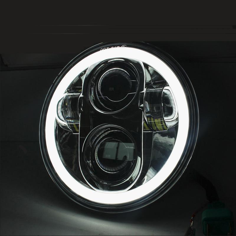 最新改良版モデル 5 75 LEDハロー&ターンシグナル付 6500K fmEWu-m48027055008 ハーレー 豊富な格安