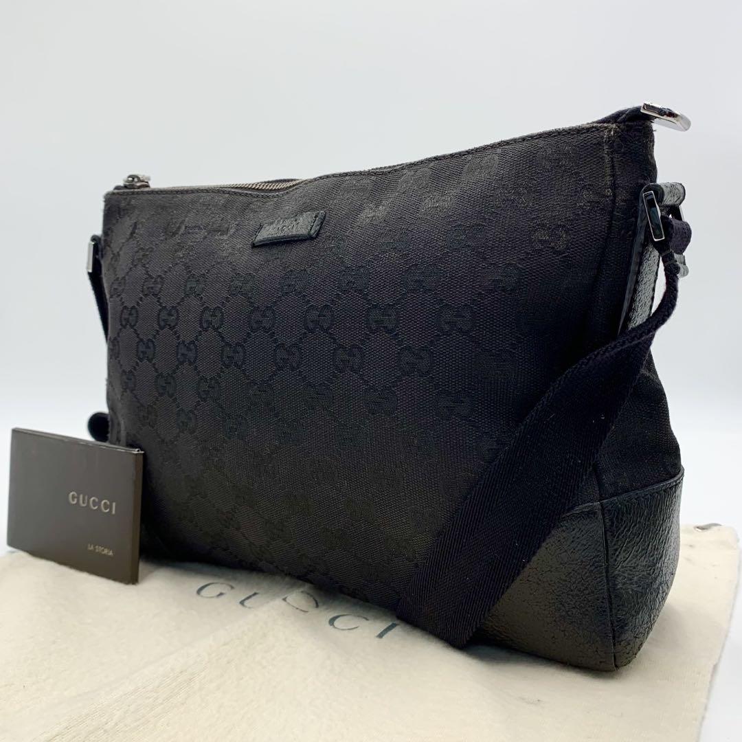 GUCCI グッチ ショルダーバッグ GGキャンバス 斜め掛けバッグ