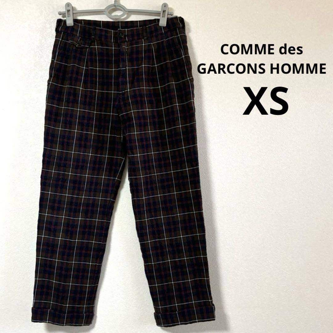 COMME des GARCONS HOMME チェックパンツ　XS