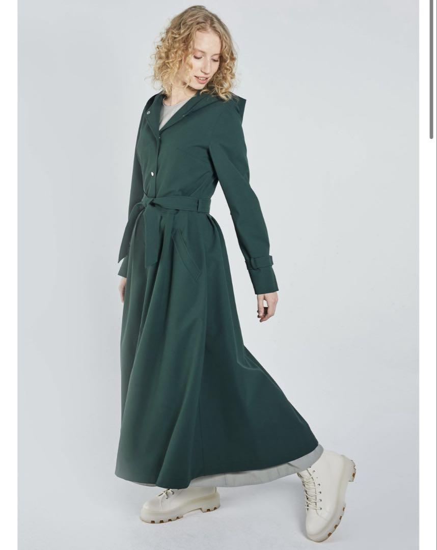 DUCKTAIL RAINCOAT ダックテイルレインコート　ブラウン