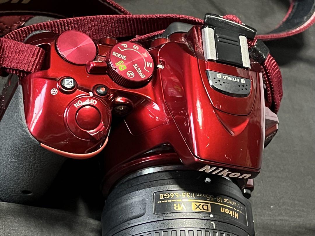 Nikon D5500 レッド 本体 TAMRON 10-24mm 他