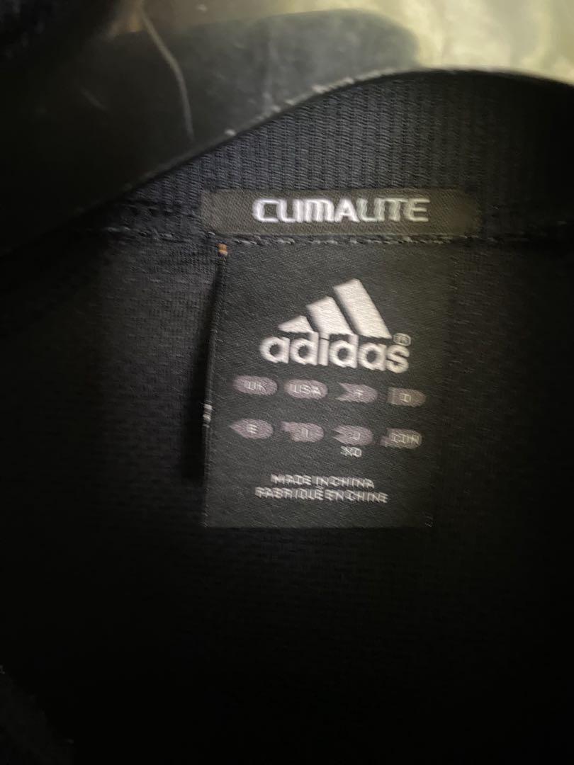 adidas ブラックジャージ太３本ライン上下セット