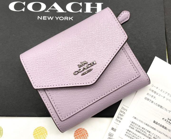 ランキング上位のプレゼント新品未使用 COACH コーチ 三つ折り財布