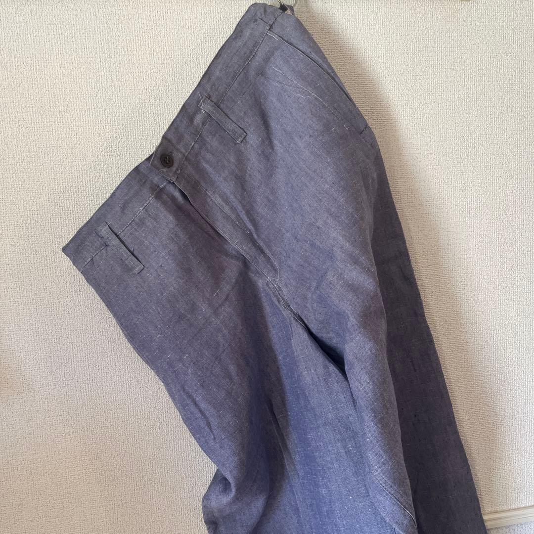 60s フランス軍 ラミーリネンパンツXL LL