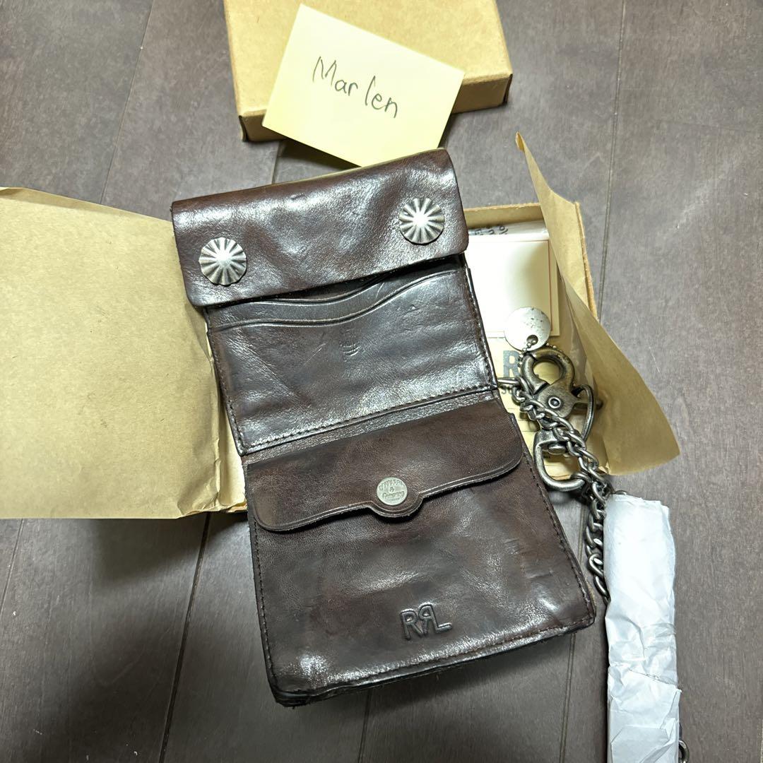新品　RRL コンチョウォレット　ウォレットチェーン