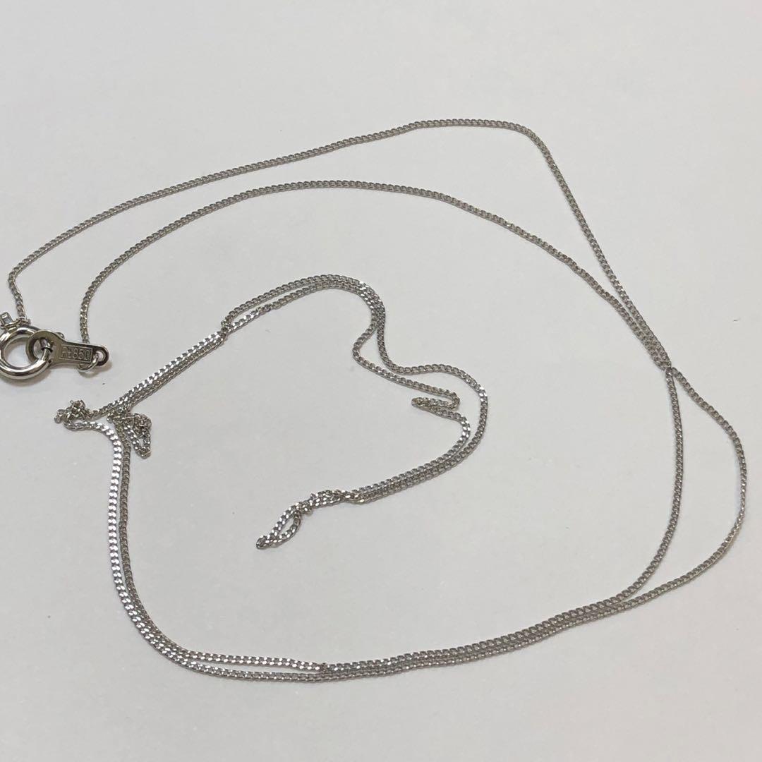 Pt850 プラチナ 50cm 喜平ネックレス 新品 本物 レディース