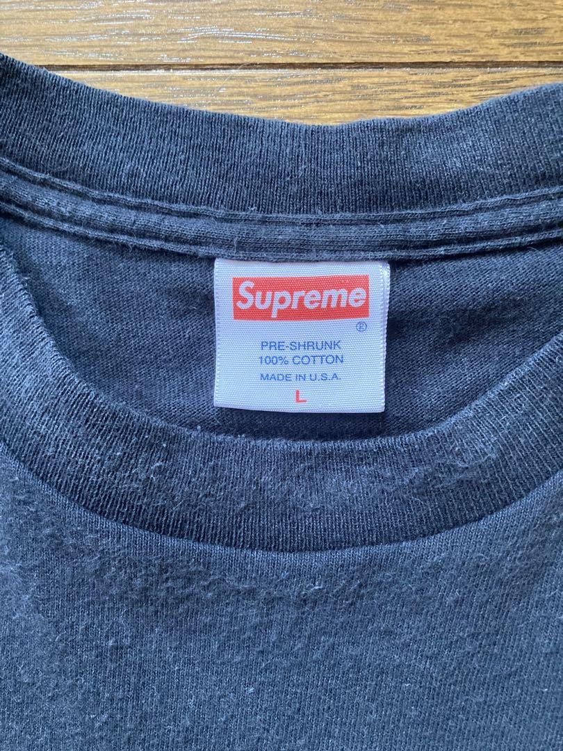 2003 SUPREME × STRAY CATS Tシャツ シュプリーム Ｌ
