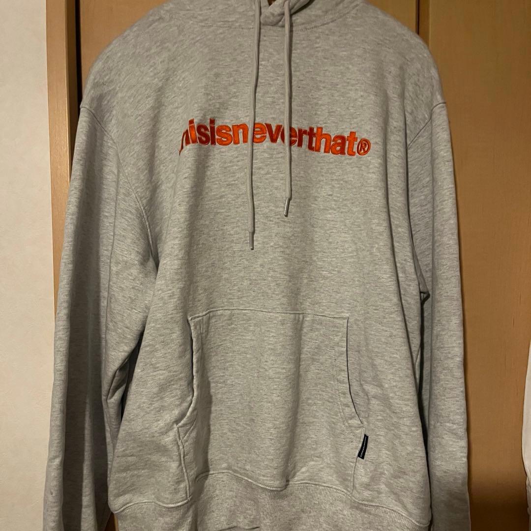 thisisneverthat パーカー グレー M