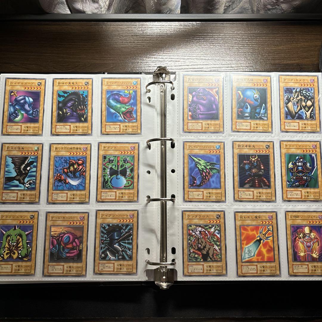 遊戯王　初期・2期　パック産ノーマル・字レア　モンスターカード　コンプリート