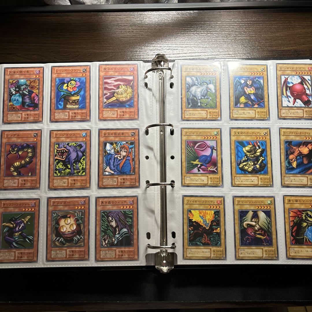 遊戯王　初期・2期　パック産ノーマル・字レア　モンスターカード　コンプリート
