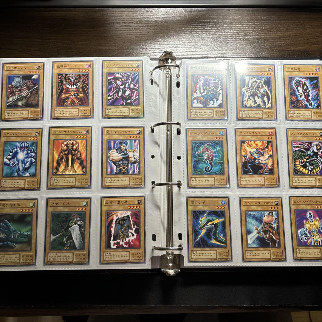 遊戯王　初期・2期　パック産ノーマル・字レア　モンスターカード　コンプリート