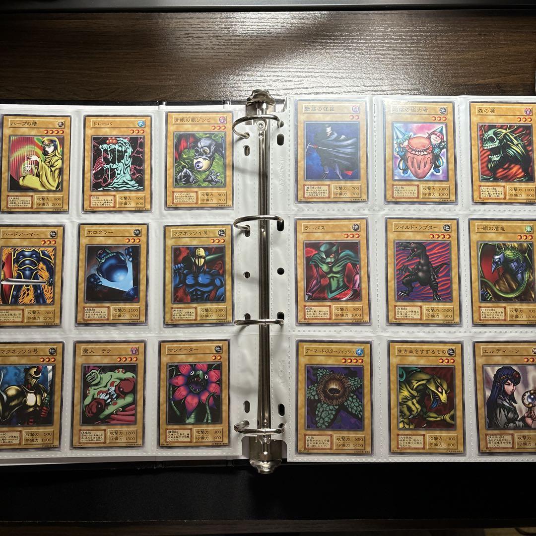 遊戯王　初期・2期　パック産ノーマル・字レア　モンスターカード　コンプリート