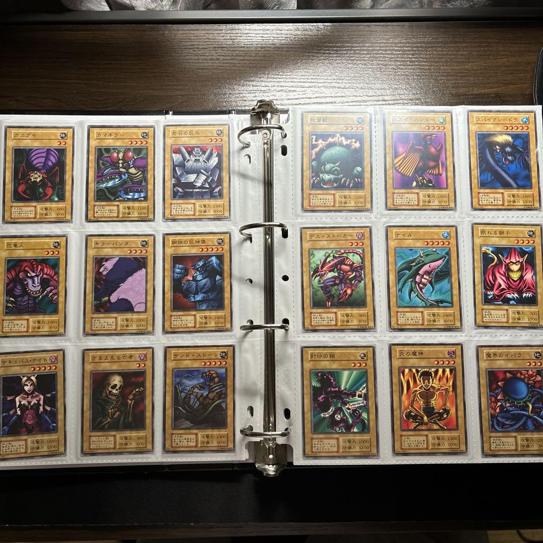 遊戯王　初期・2期　パック産ノーマル・字レア　モンスターカード　コンプリート