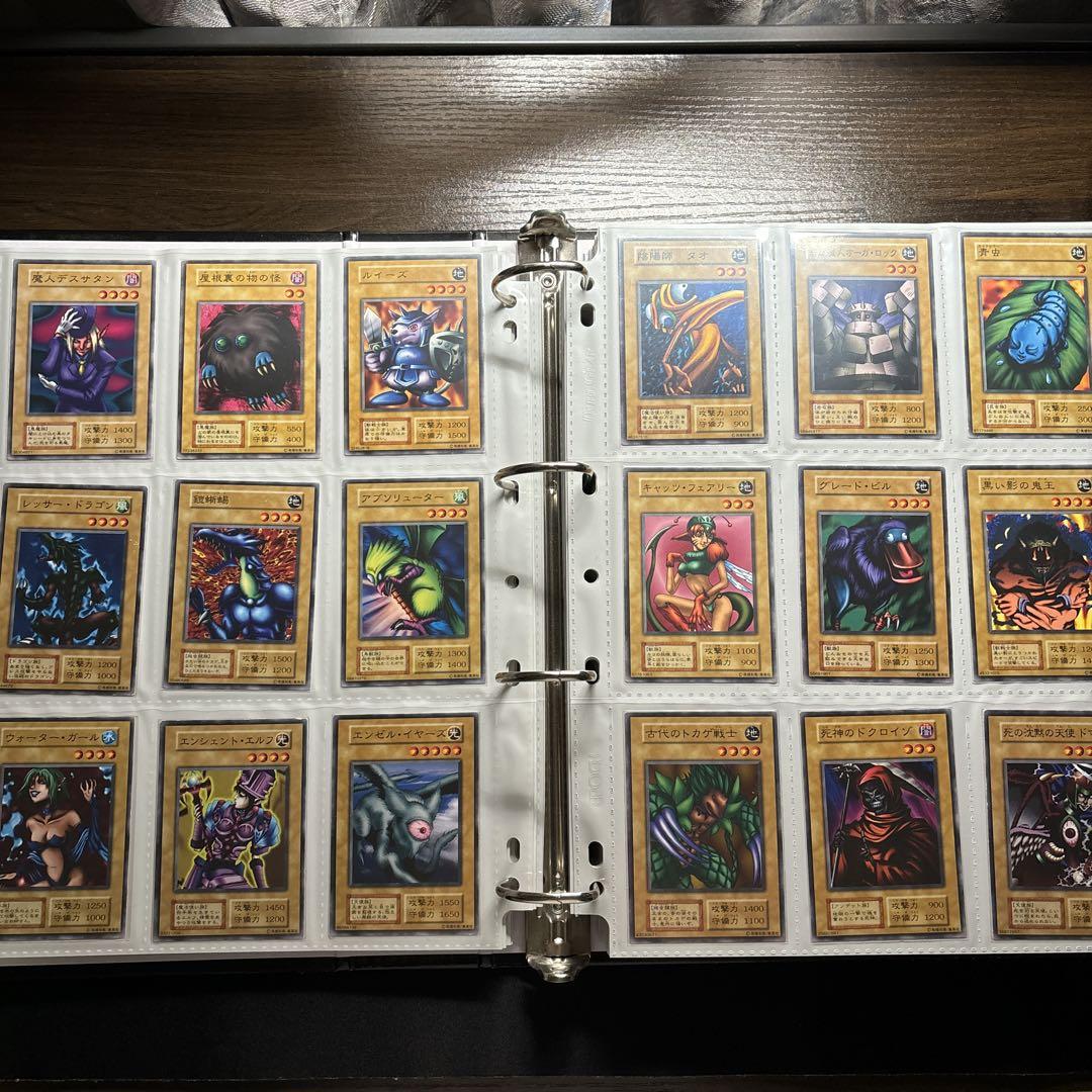 遊戯王　初期・2期　パック産ノーマル・字レア　モンスターカード　コンプリート