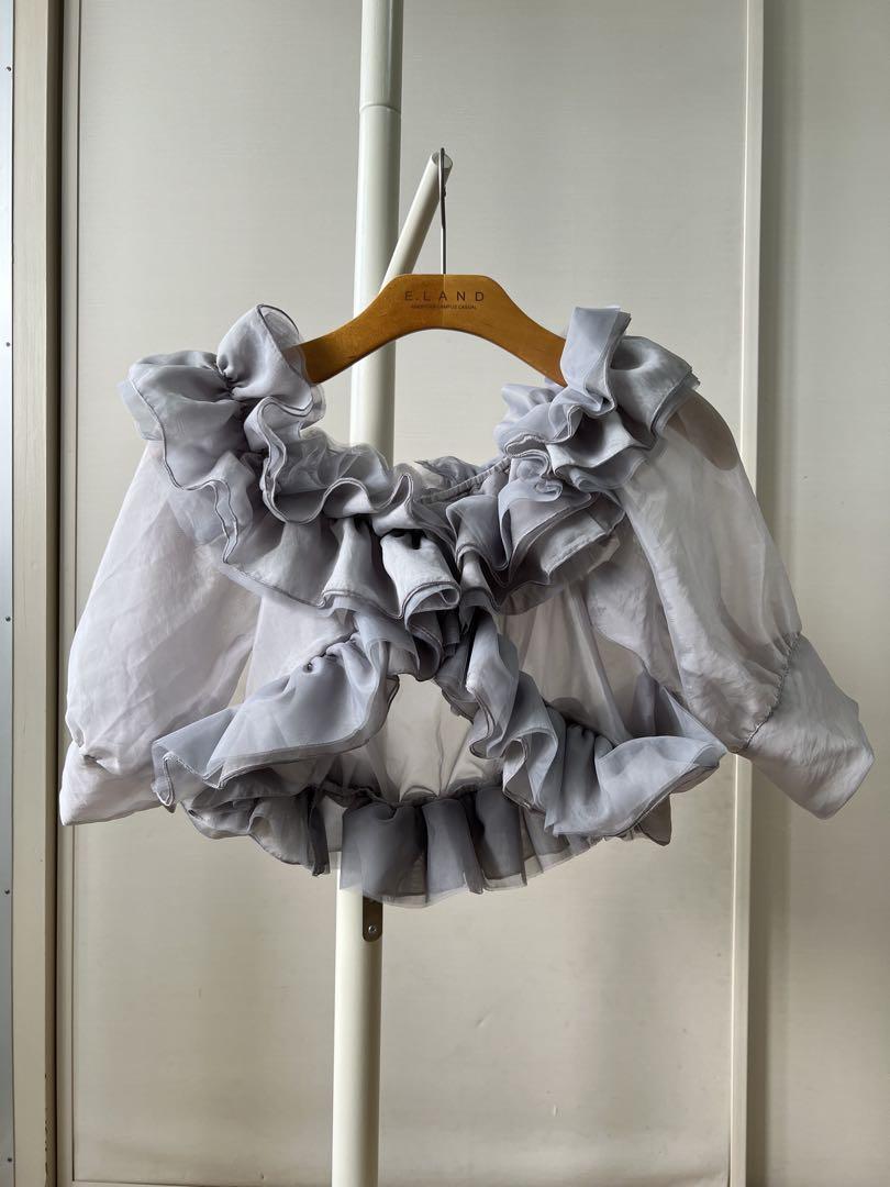 Frill bolero pleats dress