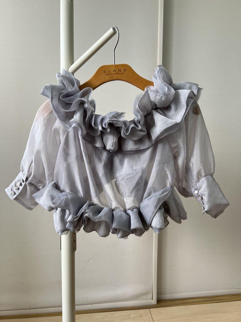 Frill bolero pleats dress