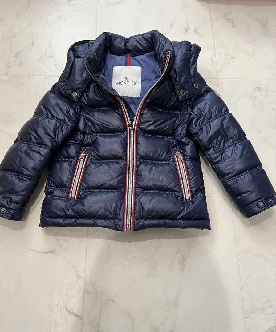 MONCLER ネイビー ダウンコート キッズ用 MONCLER ネイビー ダウンコート キッズ用