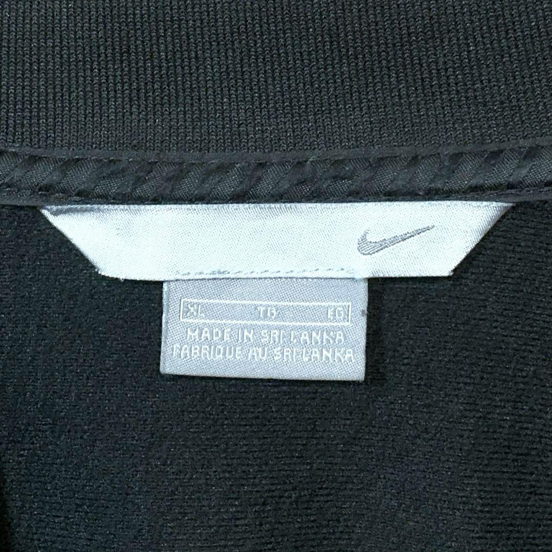 00s』NIKE トラックジャケット ◎ロゴ スウォッシュ 刺繍 パイピング