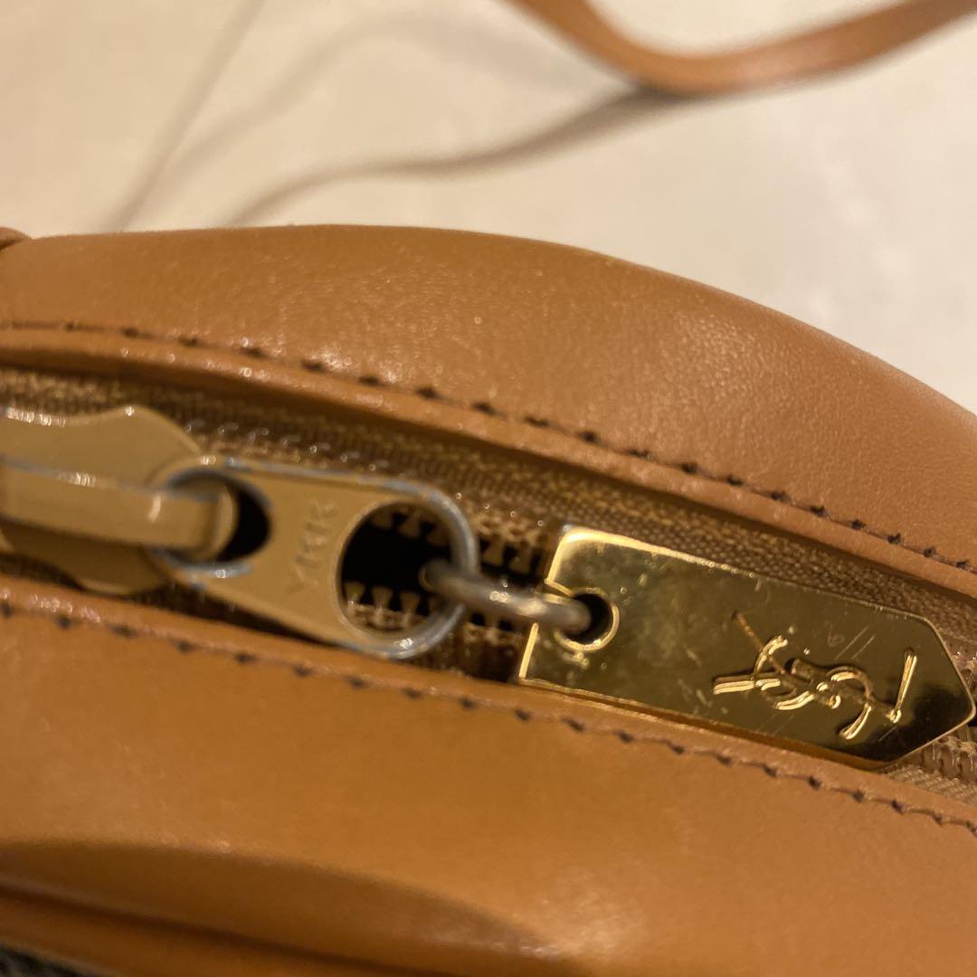 YSL ショルダーバッグ 黒/茶