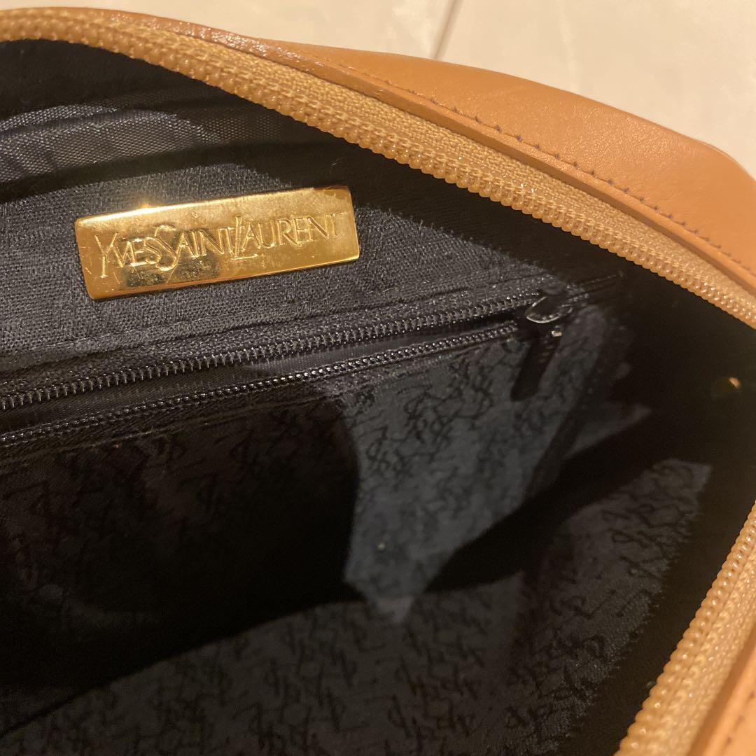 YSL ショルダーバッグ 黒/茶