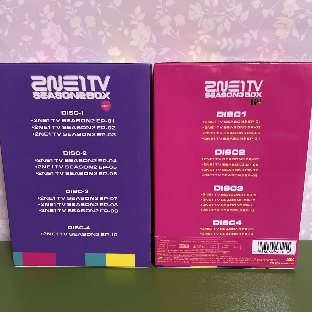 2NE1 TV SEASON 2・3 DVDBOX DVD8枚セット＊QB
