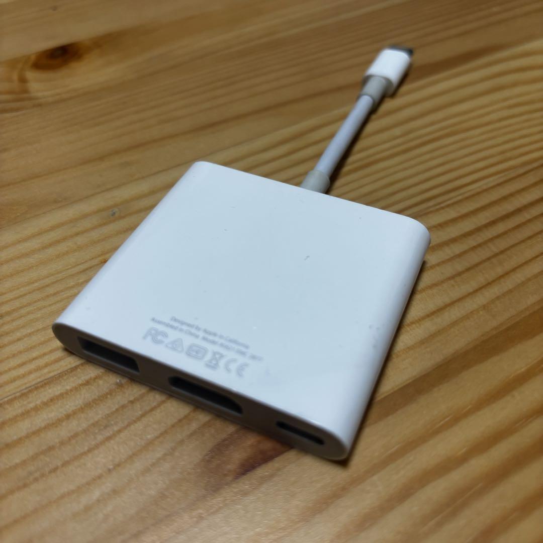 Apple - 【未使用/純正品】USB-C Digital AV Multiportアダプタ Apple アップル 純正 USB-C Digital AV Multiport アダプタ 美品