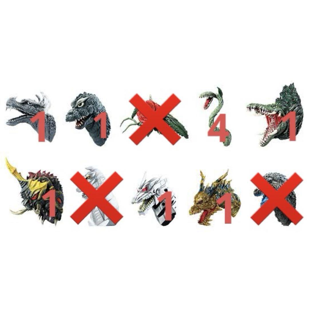 一番くじ ゴジラ 70th Anniversary モンスターヘッドマグネット