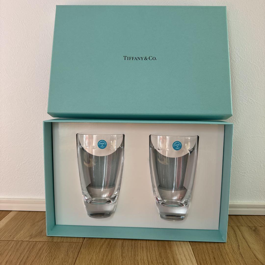 Tiffany & Co. クリスタルグラス 2個セット