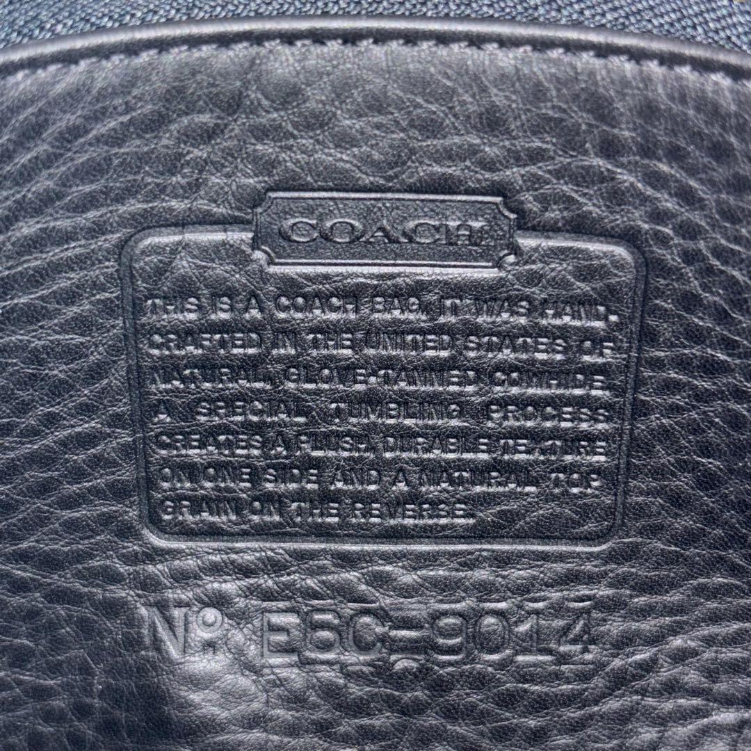 希少 美品 OLD COACH ワンショルダーバッグ レザー×スエード 9014