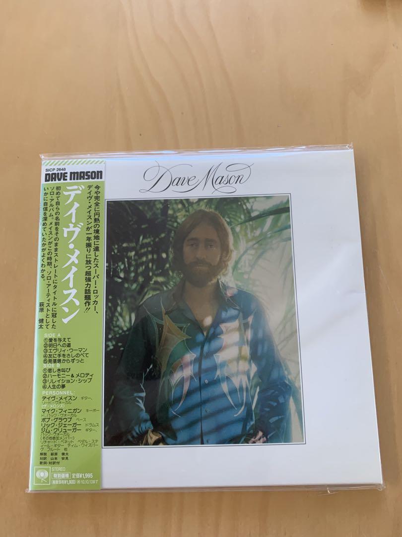 Dave Mason デイヴ•メイスン 紙ジャケットCD5タイトルセット
