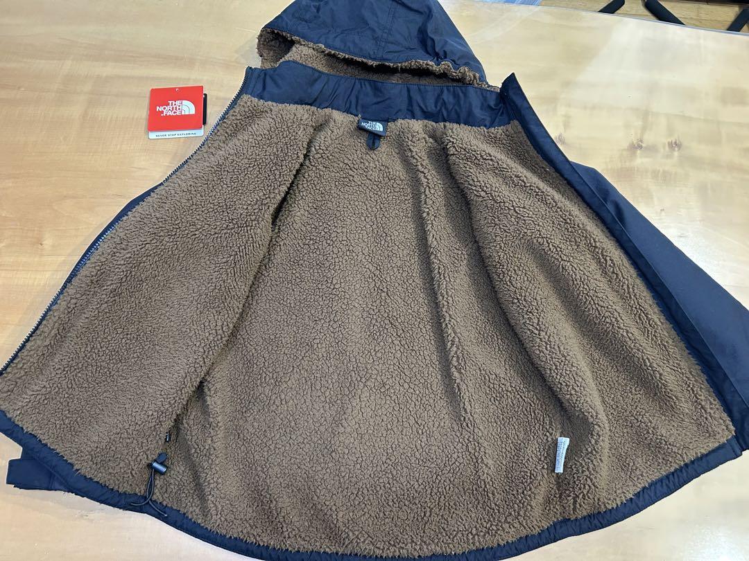 ノースフェイス　コンパクトノマドジャケット　130 ブラック×ブラウン