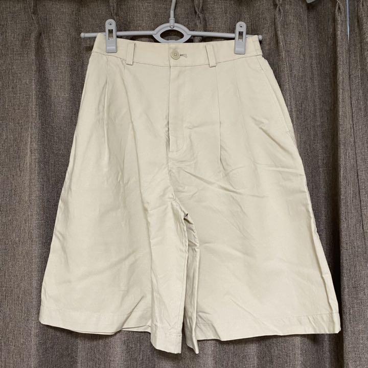 360円 人気新品入荷 そら様専用 ユニクロ UNIQLO リネンブレンドベルテッド キュロットパンツ