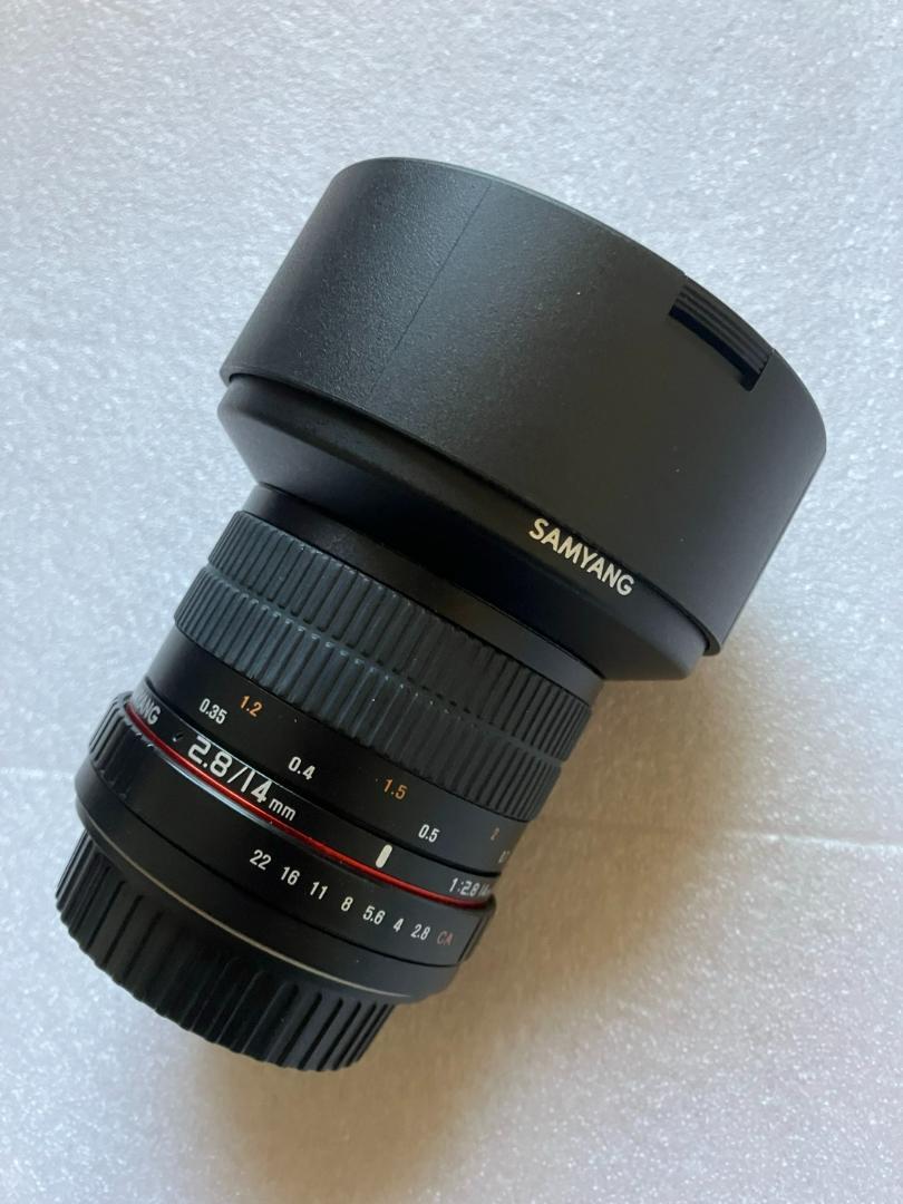 SAMYANG 単焦点広角レンズ 14mm F2.8 キヤノン EF用