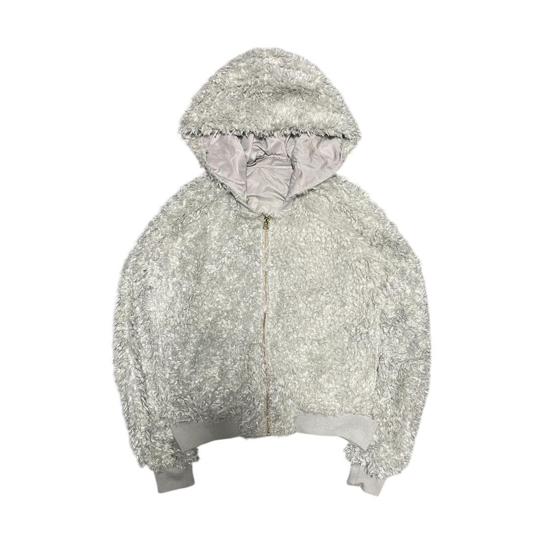 unknown fur reversible jacket y2k ギャル