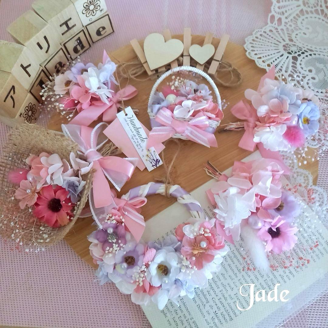 No91 可愛いが溢れ出すピンク♪プリンセスガーランド❤︎.*